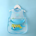 Bavaglini in silicone facili da pulire per neonati/bambini/bambini